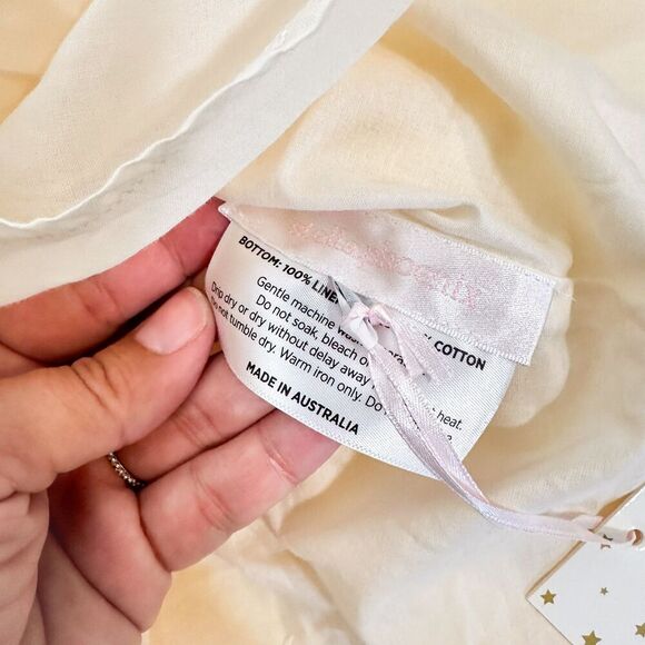 NWT Stella Phoenix Amelie Linen Ruffle Dress 4 - Picture 8 of 9